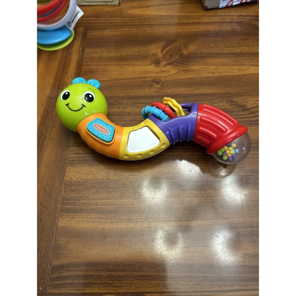 Infantino Topsy Turvy Twist and Play‎ Caterpillar Rattle
